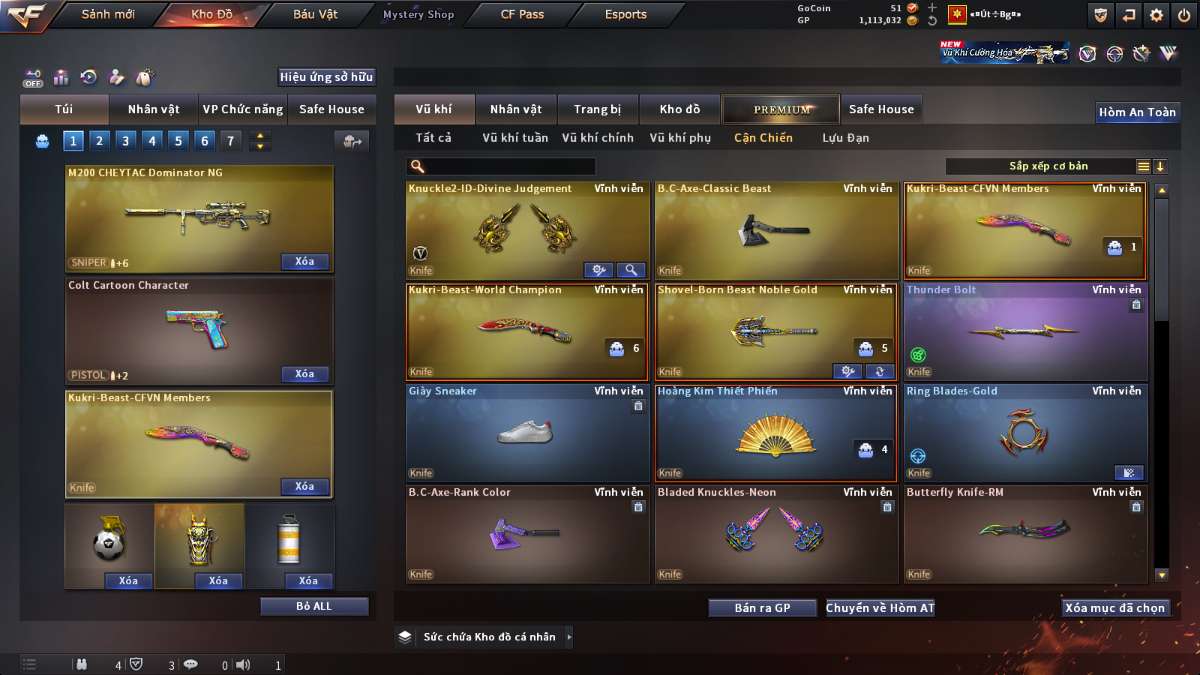 shop acc cf uy tin gia re